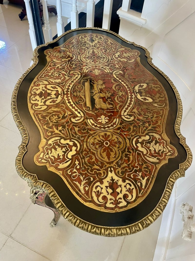 Antique French Boulle Centre Table - Image 4